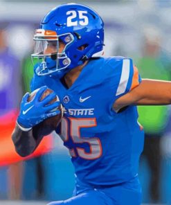 Boise State American Football Player Paint By Numbers