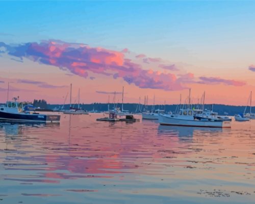 Boothbay Harbor Paint By Numbers