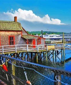 Boothbay Maine US Paint By Numbers