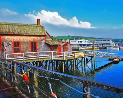 Boothbay Maine US Paint By Numbers