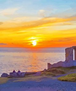 Botallack Tin Mine Sunset Paint By Numbers