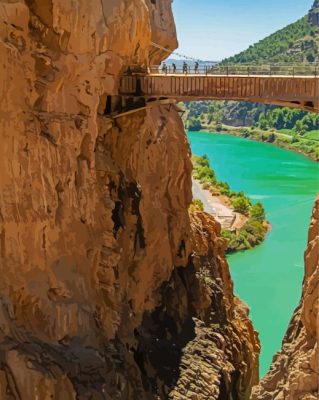 Caminito Del Rey Paint By Numbers