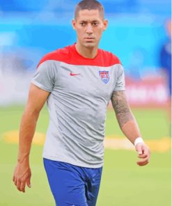 Clint Dempsey American Footballer Paint By Numbers
