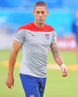 Clint Dempsey American Footballer Paint By Numbers