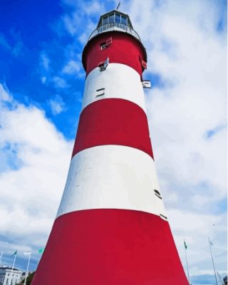 Close Up Smeaton's Tower Paint By Numbers