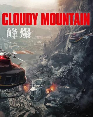 Cloudy Mountain Movie Poster Paint By Numbers