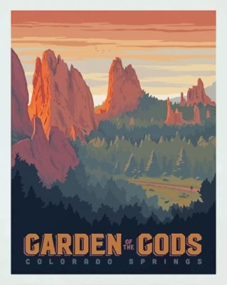 Colorado Springs Poster Paint By Numbers