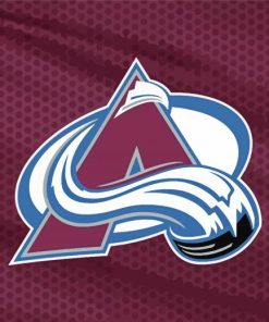 Colorado Avalanche Logo Paint By Numbers