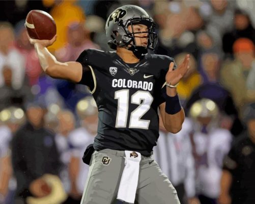 Colorado Buffaloes Team Player Paint By Numbers