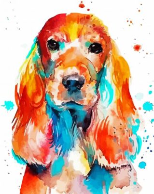 Cocker Spaniel Dog Paint By Numbers