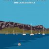 Coniston Water The Lake District Poster Paint By Numbers