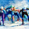 Cross Country Skiing Paint By Numbers