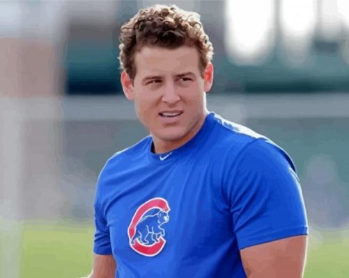 Cubs Team Player Anthony Rizzo Paint By Numbers