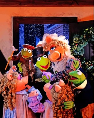 Disney Muppet Christmas Paint By Numbers