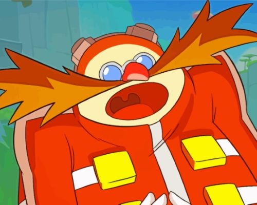 Dr Eggman Art Paint By Numbers