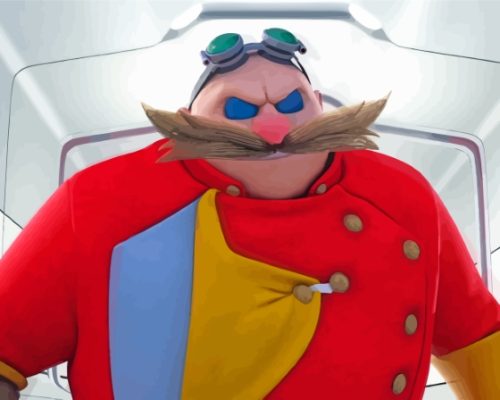 Doctor Eggman Paint By Numbers