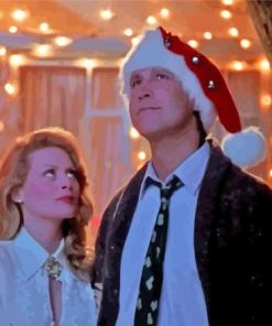 Ellen And Griswold National Lampoon's Christmas Vacation Paint By Numbers