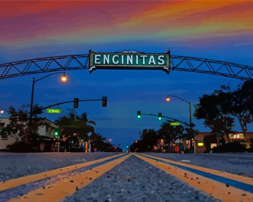 Encinitas City Paint By Numbers