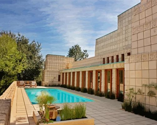 Ennis House California Paint By Numbers