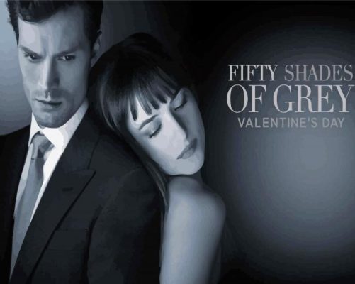 Fifty Shades Of Grey Poster Paint By Numbers