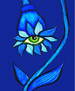 Flower Eye Paint By Numbers