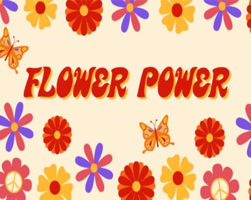 Flower Power Quote Paint By Numbers