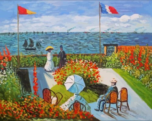 Garden At Sainte Adresse Paint By Numbers