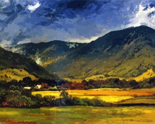 George Inness In The White Mountains Summer Paint By Numbers