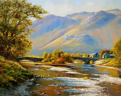 Grange Bridge Borrowdale Paint By Numbers