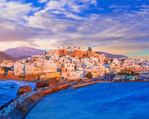 Greece Naxos Island Paint By Numbers