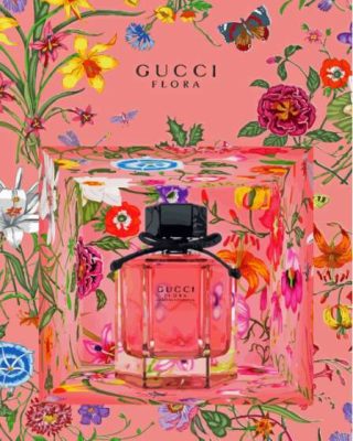 Gucci Flora Perfume Art Paint By Numbers