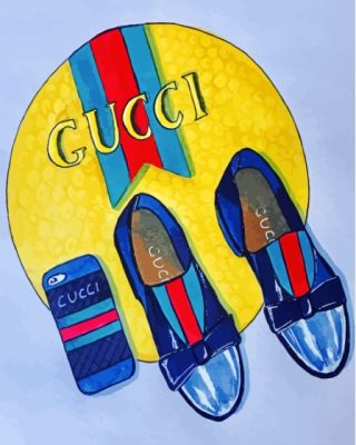 Gucci Shoes Paint By Numbers