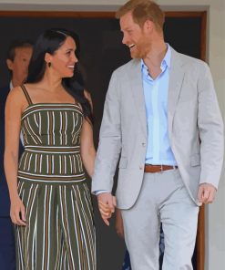 Harry And Meghan Smiling Paint By Numbers