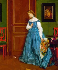 Hesitation By Alfred Stevens Paint By Numbers