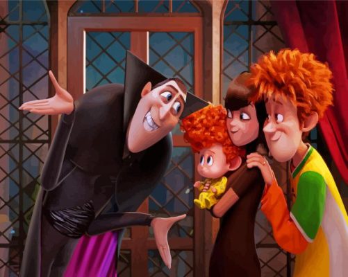 Hotel Transylvania Characters Paint By Numbers