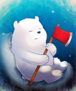 Ice Bear We Bare Bears Paint By Numbers