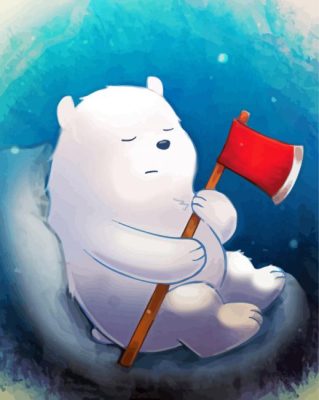 Ice Bear We Bare Bears Paint By Numbers