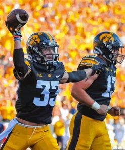 Iowa Hawkeyes American Football Players Paint By Numbers