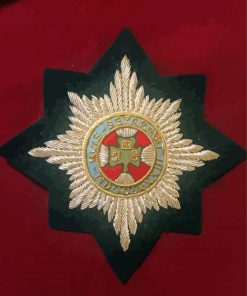 Irish Guards Badge Paint By Numbers