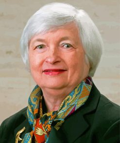 Janet Yellen Paint By Numbers