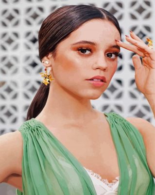 Jenna Ortega American Actress Paint By Numbers