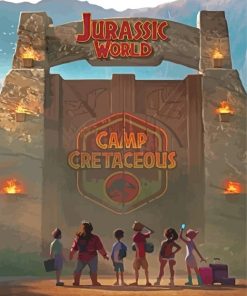 Jurassic World Camp Cretaceous Adventure Serie Paint By Numbers