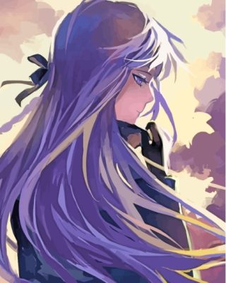 Kyoko Kirigiri Anime Art Paint By Numbers