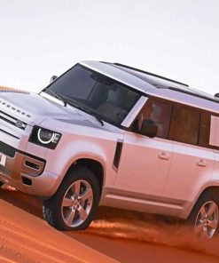 Land Rover Defender In Desert Paint By Numbers