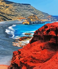 Lanzarote Coast Paint By Numbers