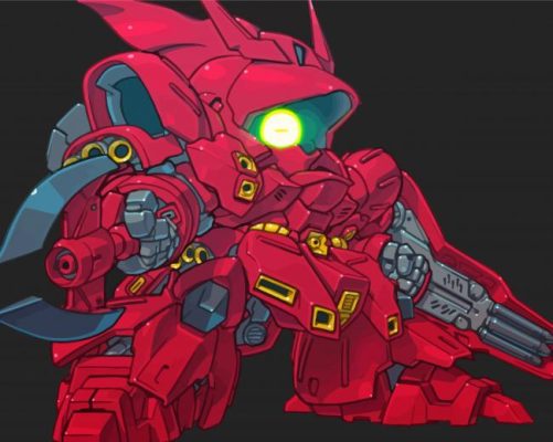 MSN 04 Sazabi Paint By Numbers