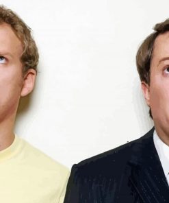 Mark And Jeremy Peep Show Characters Paint By Numbers