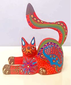 Mexican Alebrije Cat Paint By Numbers