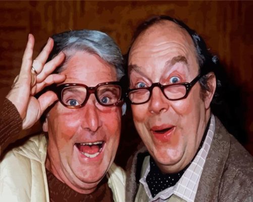 Morecambe And Wise Comedians Paint By Numbers