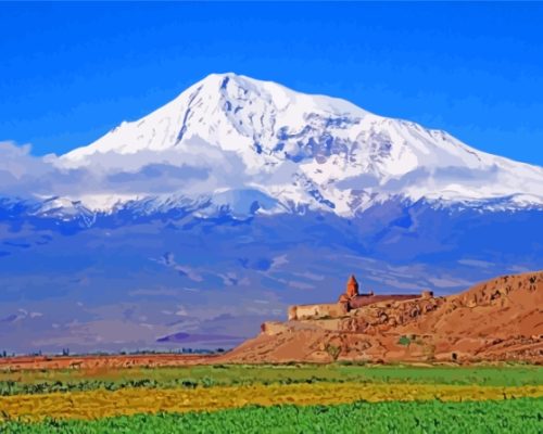 Mount Ararat Volcano Paint By Numbers